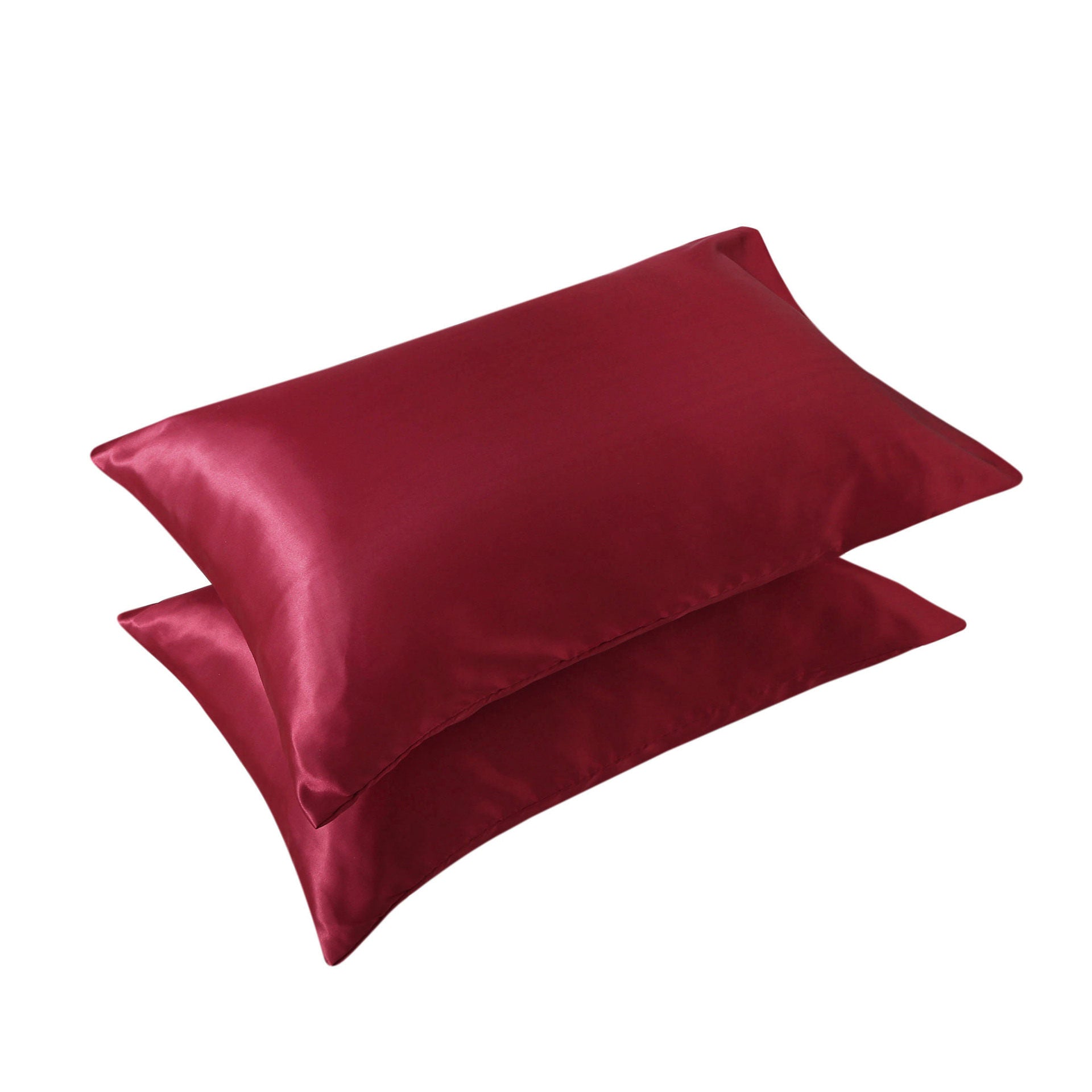 2 Pack Satin Silk Pillowcase / Pillow Cover