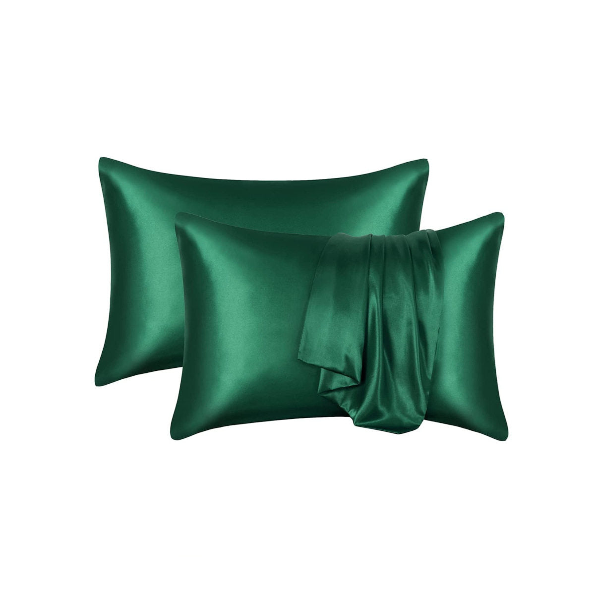 2 Pack Satin Silk Pillowcase / Pillow Cover